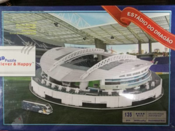 пазл Estadio do Dragao 3D  38,5cm x 30cm x 12cm