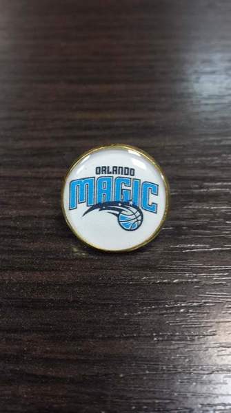 значок Orlando Magic  №0338  2см,металл заготовка ,полимерная смола