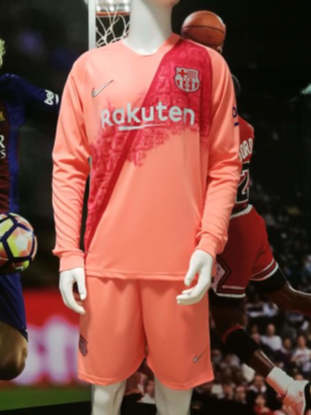 форма Barcelona   длинный рукав   2018-2019  резервная