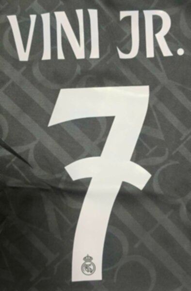 форма детская Real Madrid №7 VINI JR.  2024-2025 adidas,резервная,полиэстер 100%