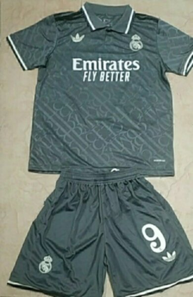 форма детская Real Madrid №9 MBAPPE  2024-2025 adidas,резервная,полиэстер 100%