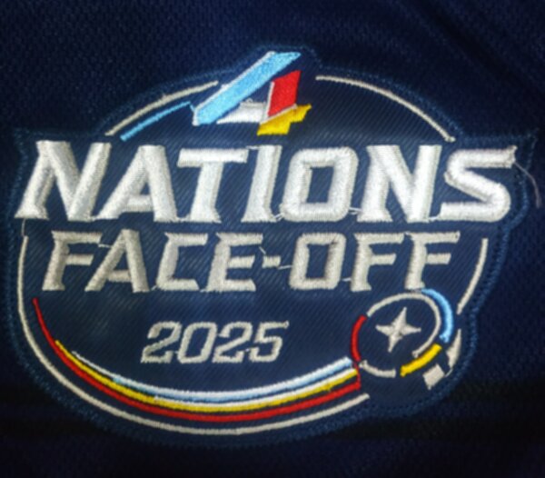 свитер хоккейный сборной США  World Cup 2025 #34 Matthews, полиэстер 100%