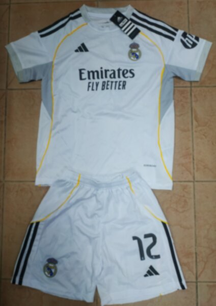 форма  Real Madrid №12 TRENT  2025-2026 adidas,домашняя,полиэстер 100%