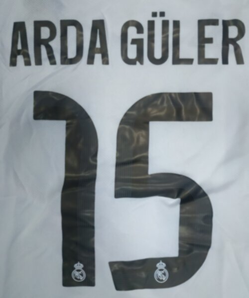 форма  Real Madrid №15 ARDA GULER  2025-2026 adidas,домашняя,полиэстер 100%