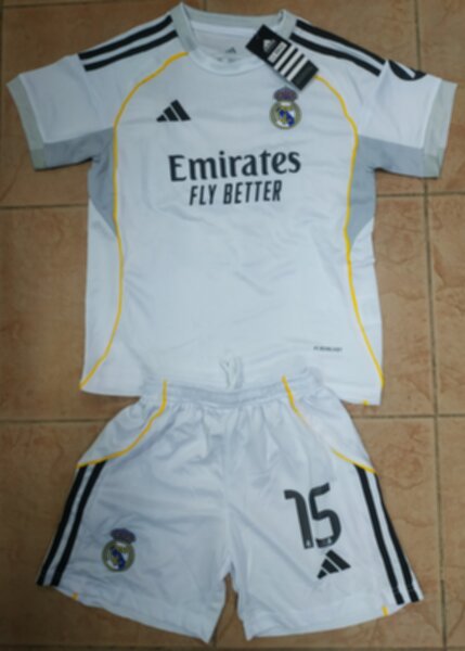 форма  Real Madrid №15 ARDA GULER  2025-2026 adidas,домашняя,полиэстер 100%