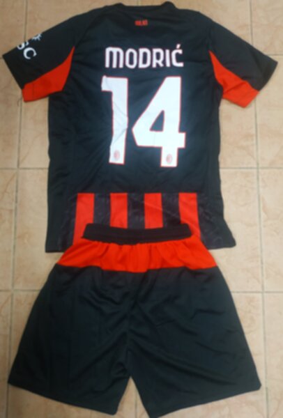 форма детская AC Milan №14 MODRIC,2025-2026,домашняя,полиэстер 100%