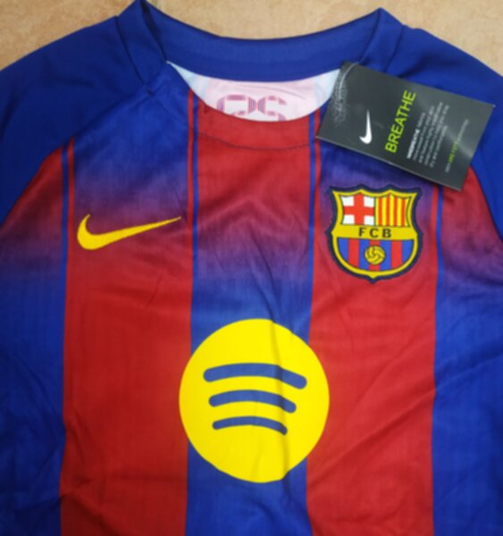 форма  Barcelona №24 GARCIA 2025-2026 Nike,домашняя,полиэстер 100%