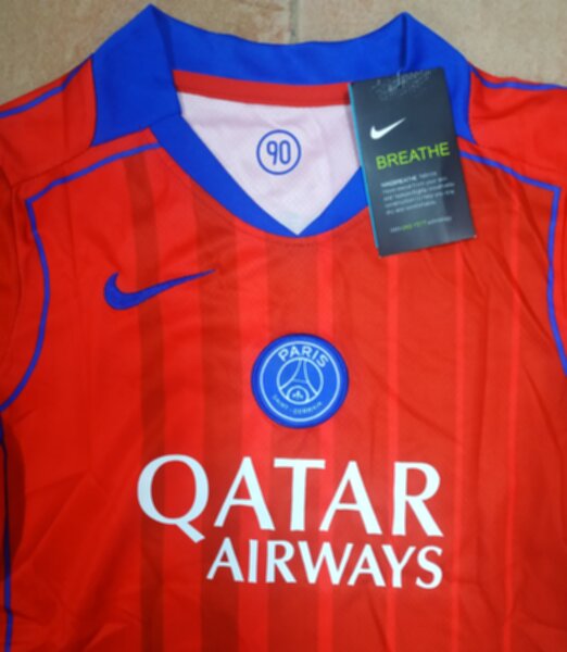 форма детская Paris SG №7  KVARATSKHELIA, 2025-2026,Nike,резервная ,полиэстер 100%