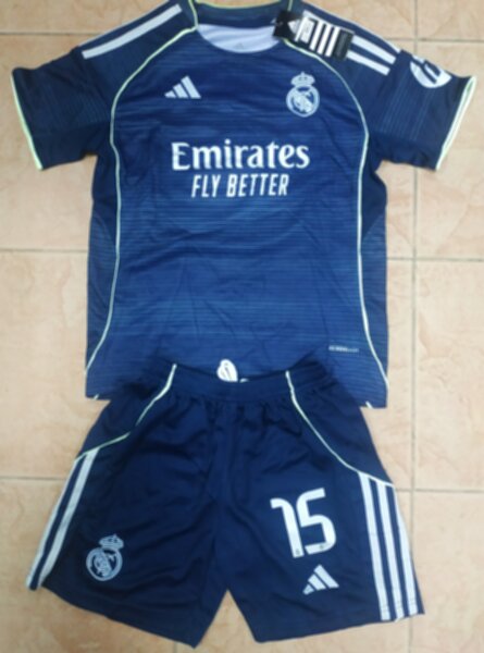 форма Real Madrid №15 ARDA GULER  2025-2026 adidas,гостевая,полиэстер 100%