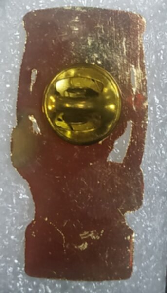 значок ХК ЦСКА Москва №1203  4*2см.,металл