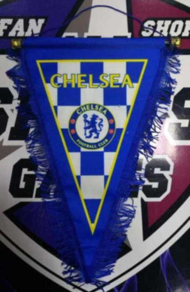 вымпел Chelsea 40 см х 25 см., двухсторонний, полиэстер 