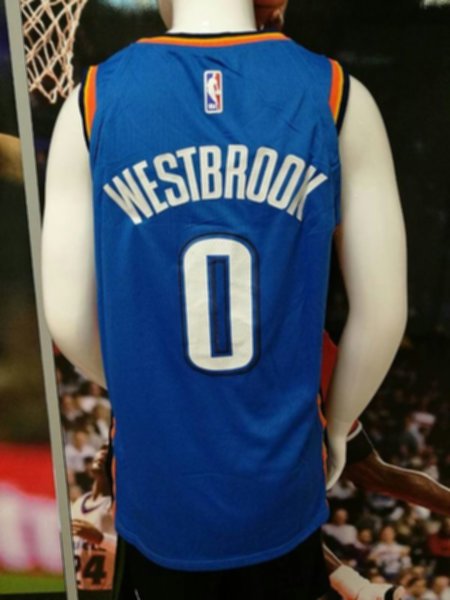 майка баскетбольная  Oklahoma City Thunder №0 WESTBROOK  nike
