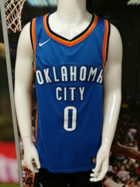 майка баскетбольная  Oklahoma City Thunder №0 WESTBROOK  nike