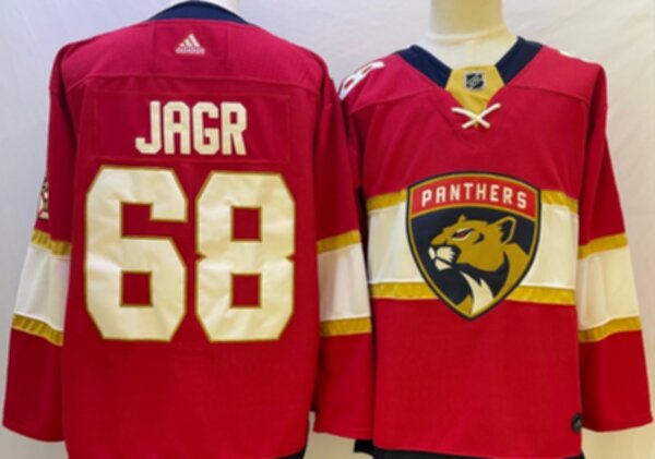 свитер хоккейный Florida Panthers №68 JAGR