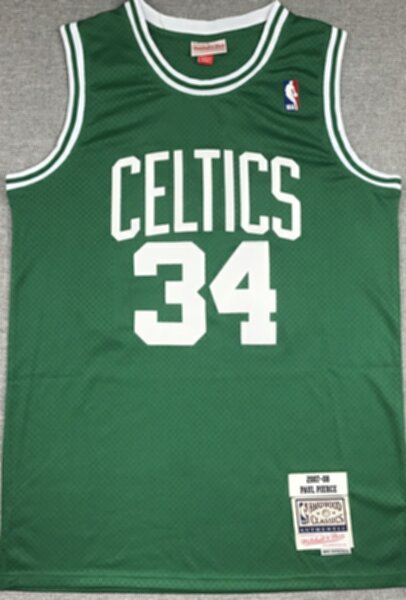 майка баскетбольная Boston Celtics №34 PIERCE Mitchell & Ness