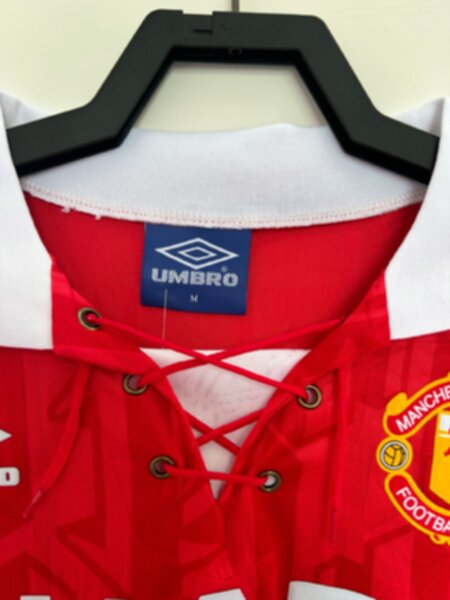 майка Manchester United 1992-1994  ретро  длинный рукав   полиэстер 100%