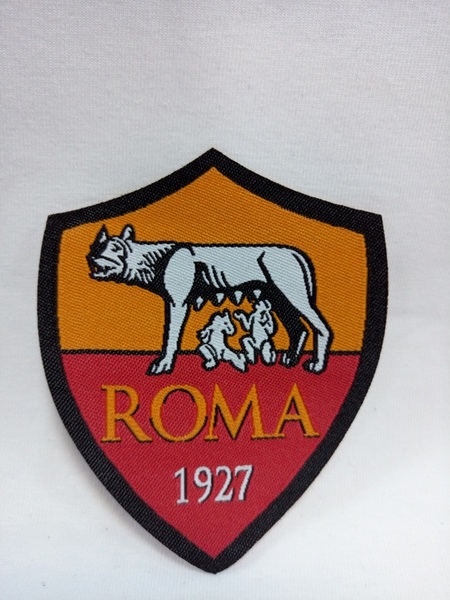 нашивка AS Roma  8 см х 6,5 см