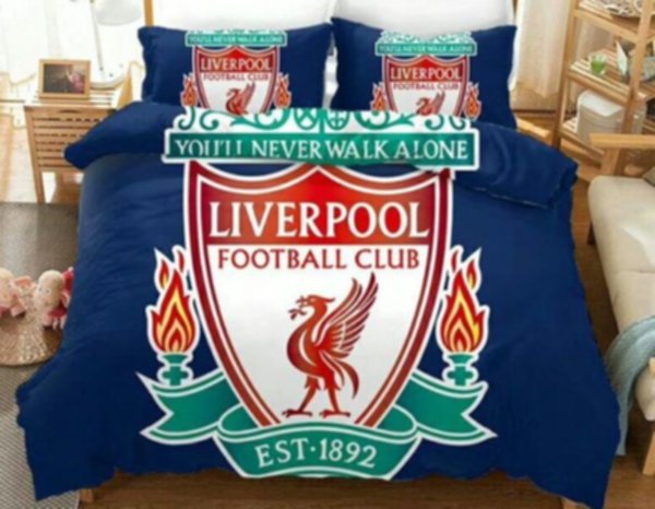 постельный комплект Liverpool  2,0 м х 1,5 м, наволочка-2шт.(75*50см)+пододеяльник,хлопок 100%