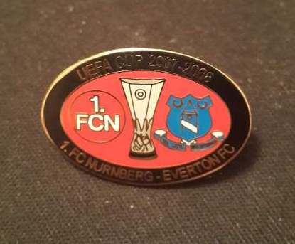 значок FC Nurnberg-Everton(№0392)