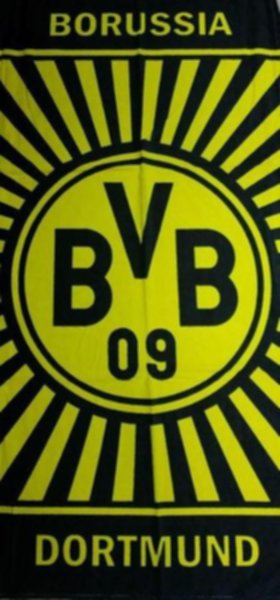 полотенце Borussia Dortmund  150см х 70см  хлопок 100%
