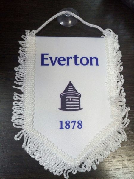 вымпел Everton  14 см х 9 см