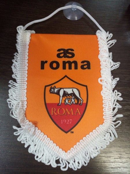 вымпел AS Roma  14 см х 9 см