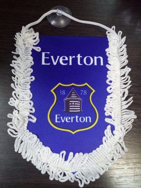 вымпел Everton  14 см х 9 см