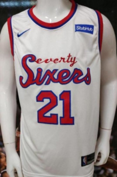 майка Philadelphia 76ers №21 EMBIID   nike