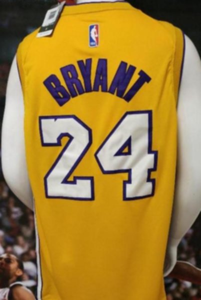 майка баскетбольная Los Angeles Lakers №24 BRYANT   nike 