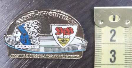 значок K.A.A Gent-Stuttgart(№0542)