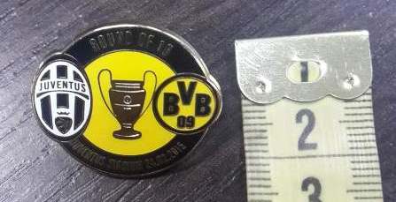 значок Juventus-Borussia Dortmund   №0524